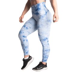 Tie Dye Scrunch Leggings blue tie - fit360.ee