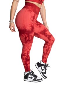 entice scrunch leggings red - fit360.ee