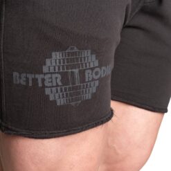 old school sweatshorts black - fit360.ee