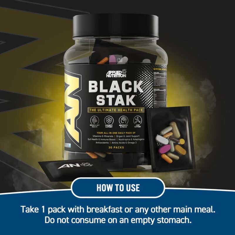 applied nutrition black stak - fit360.ee