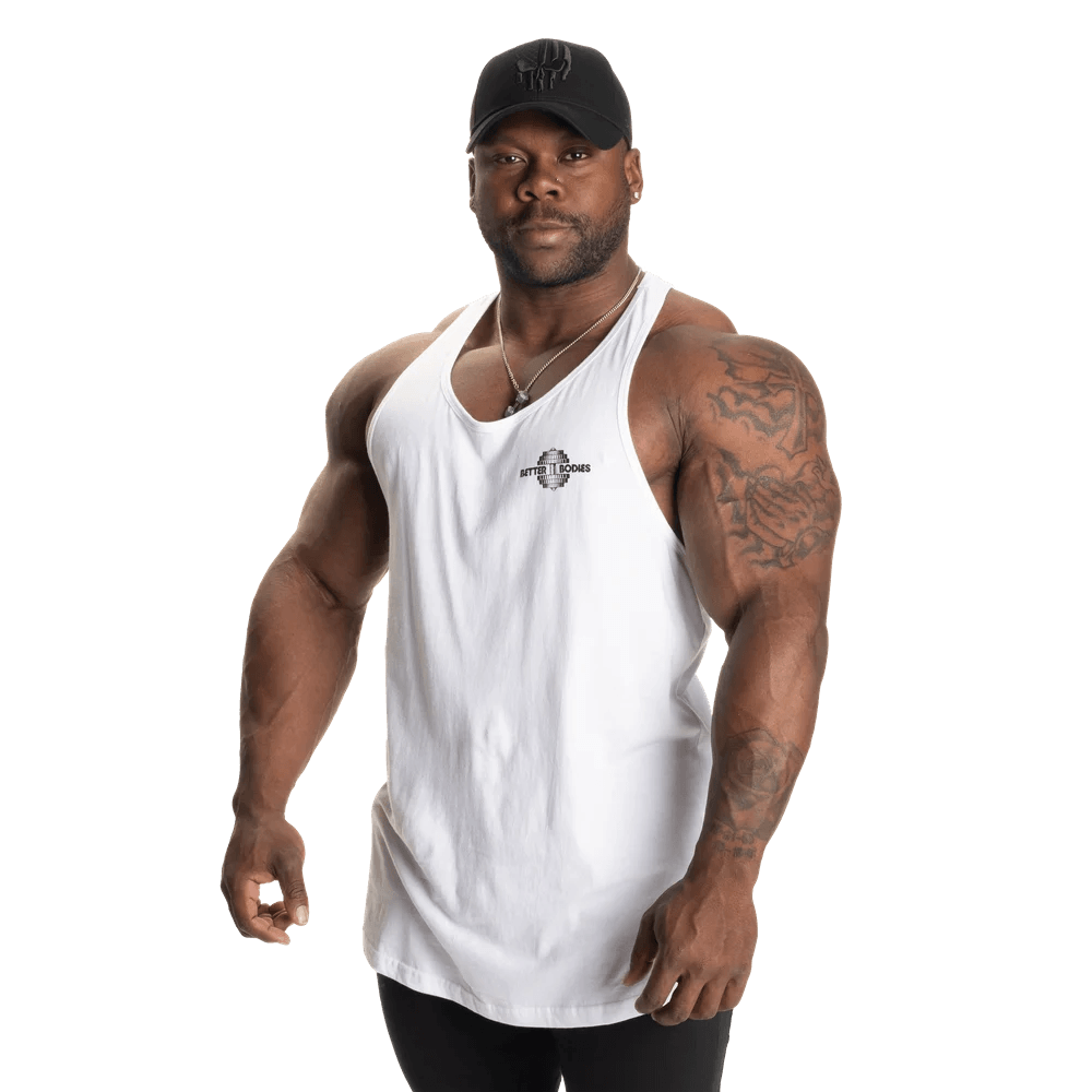 bb essential t-back valge - fit360.ee