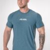 no risk no story fitness tee midnight teal - fit360.ee