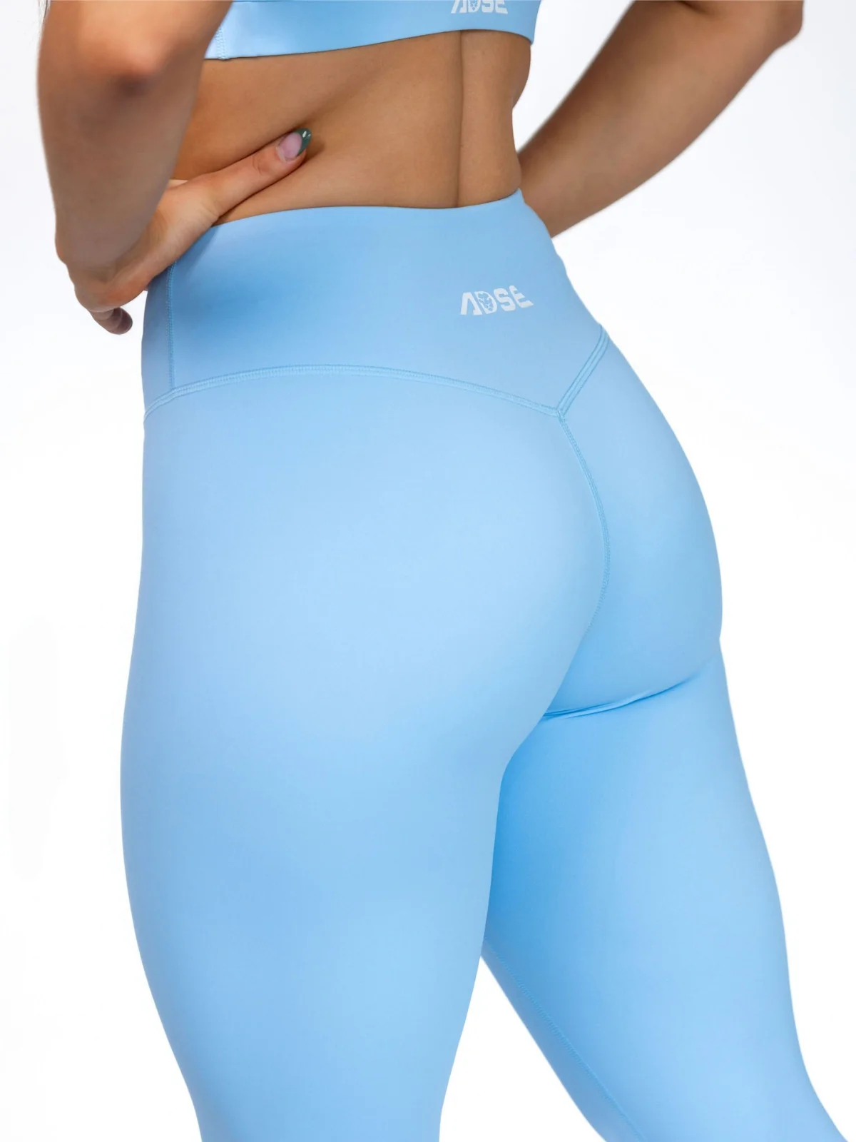 Audrey Seamless Leggings - Arctic Blue - Image 2