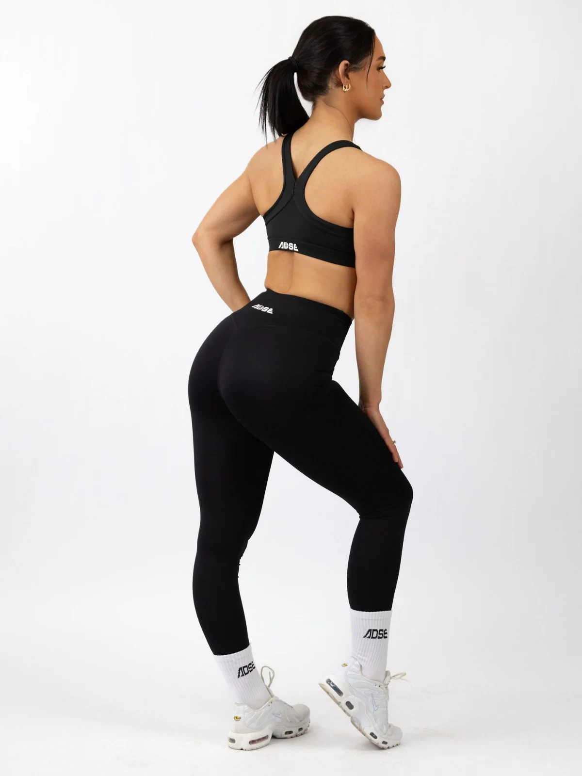 Audrey Seamless Leggings - Black - Image 4
