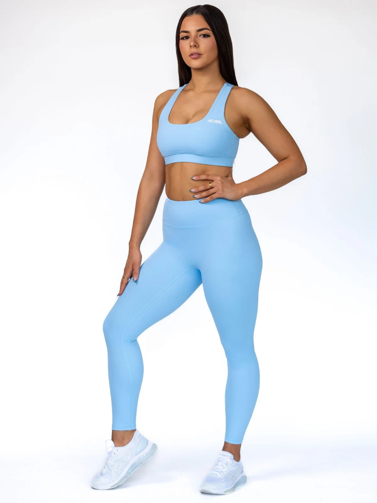 Audrey Seamless Leggings - Arctic Blue - Image 3
