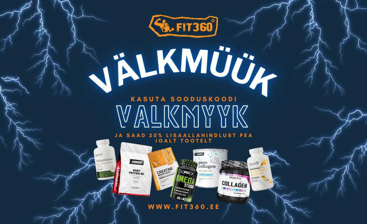 valgupulbrid toidulisandid kollageenid aminohapped - fit360.ee