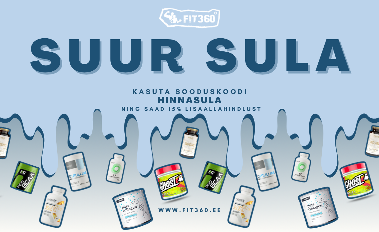 toidulisandid valgupulbrid kollageenid aminohapped- fit360.ee