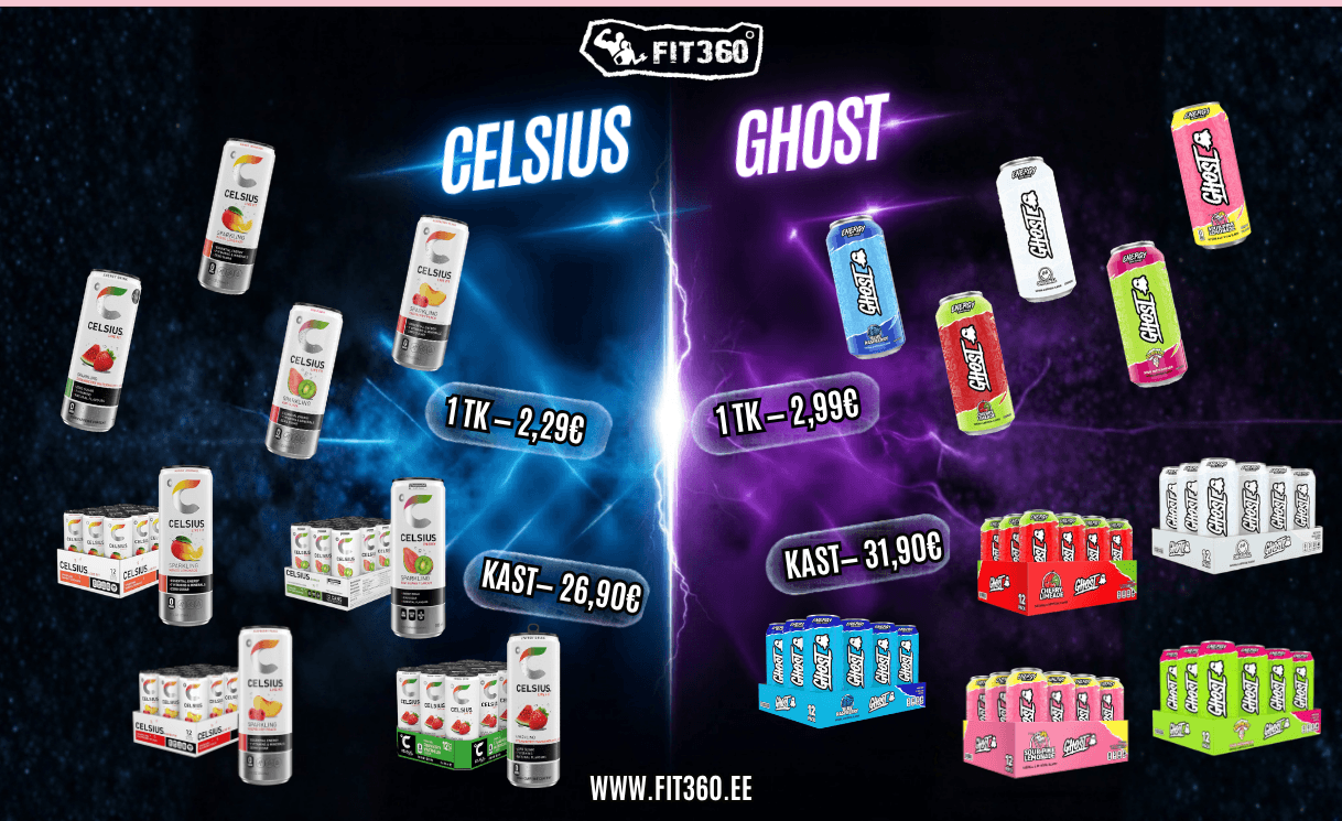 ghost energiajook celsius energiajook - fit360.ee