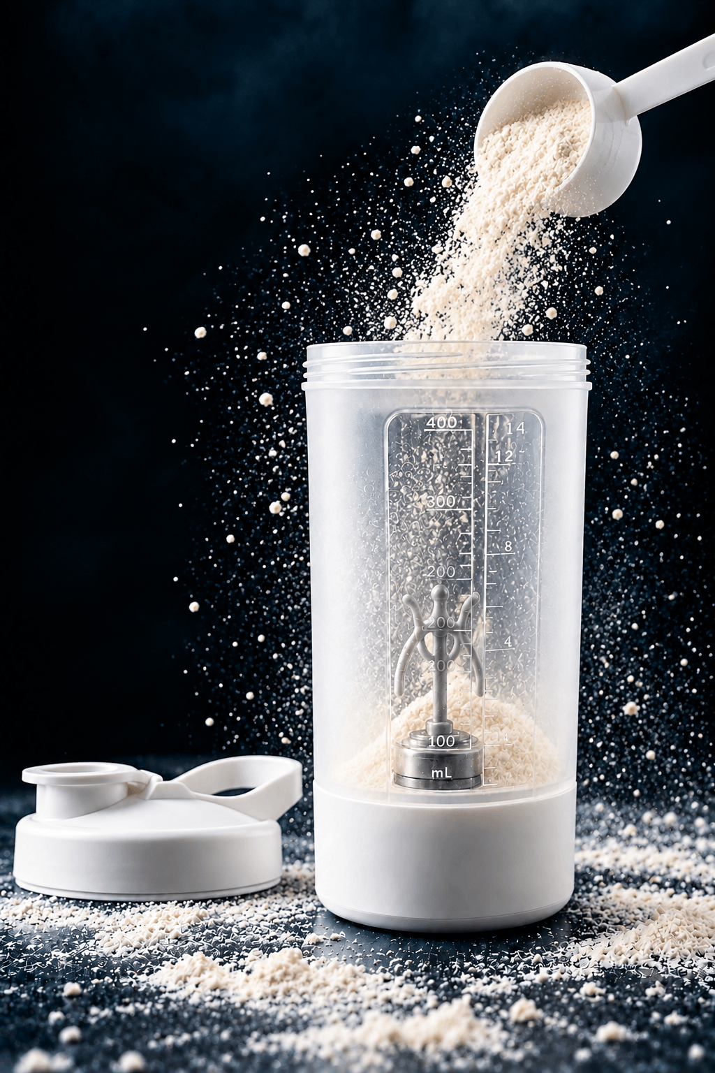 Elektriline Šeiker, Valge (400ml) - Image 3